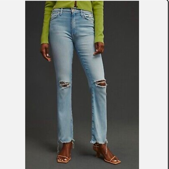 MOTHER Denim - MOTHER The Hustler Ankle Chew Jeans size 32